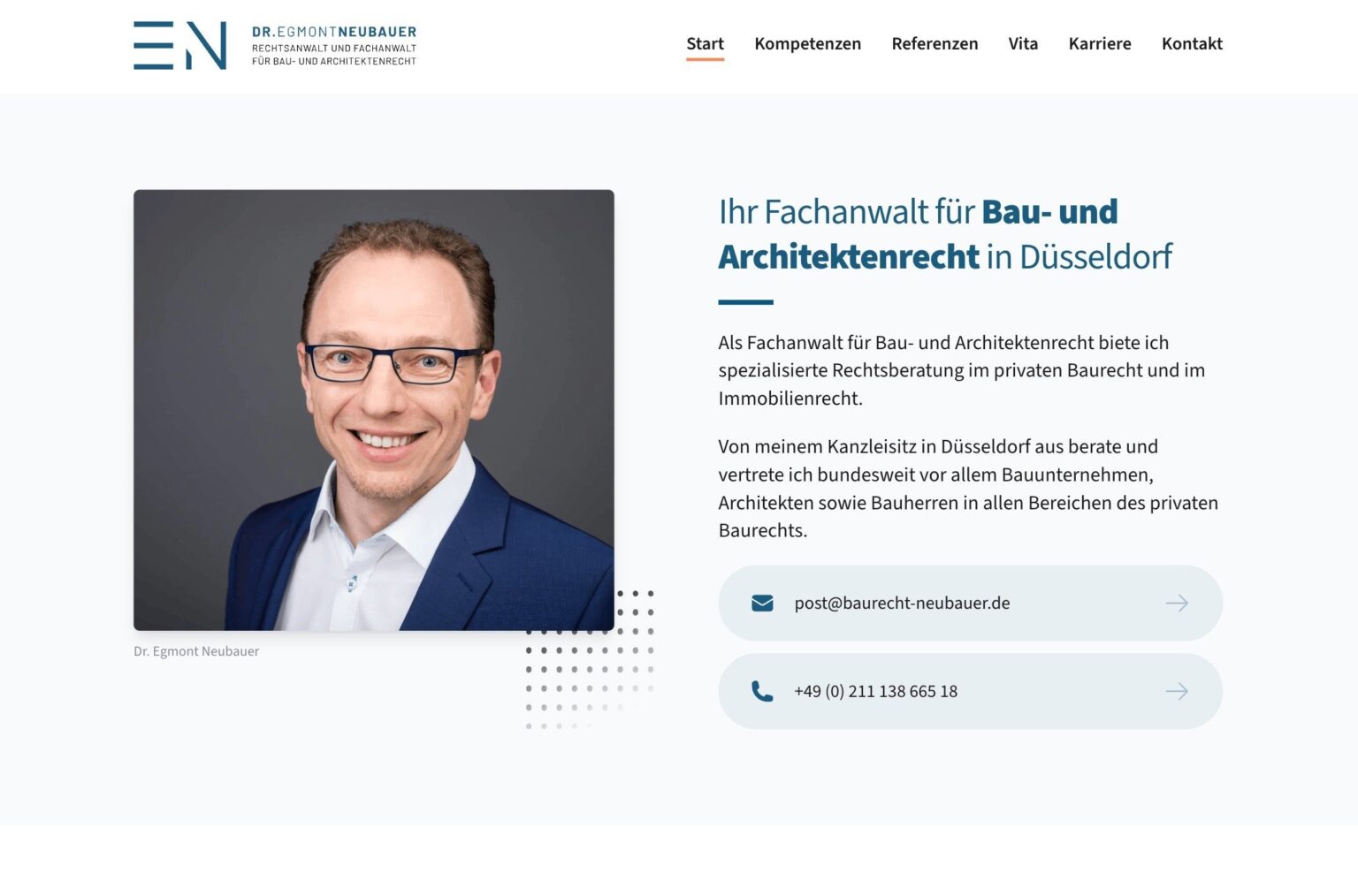 Baurecht Neubauer – Fachanwalt für Bau- und Architektenrecht